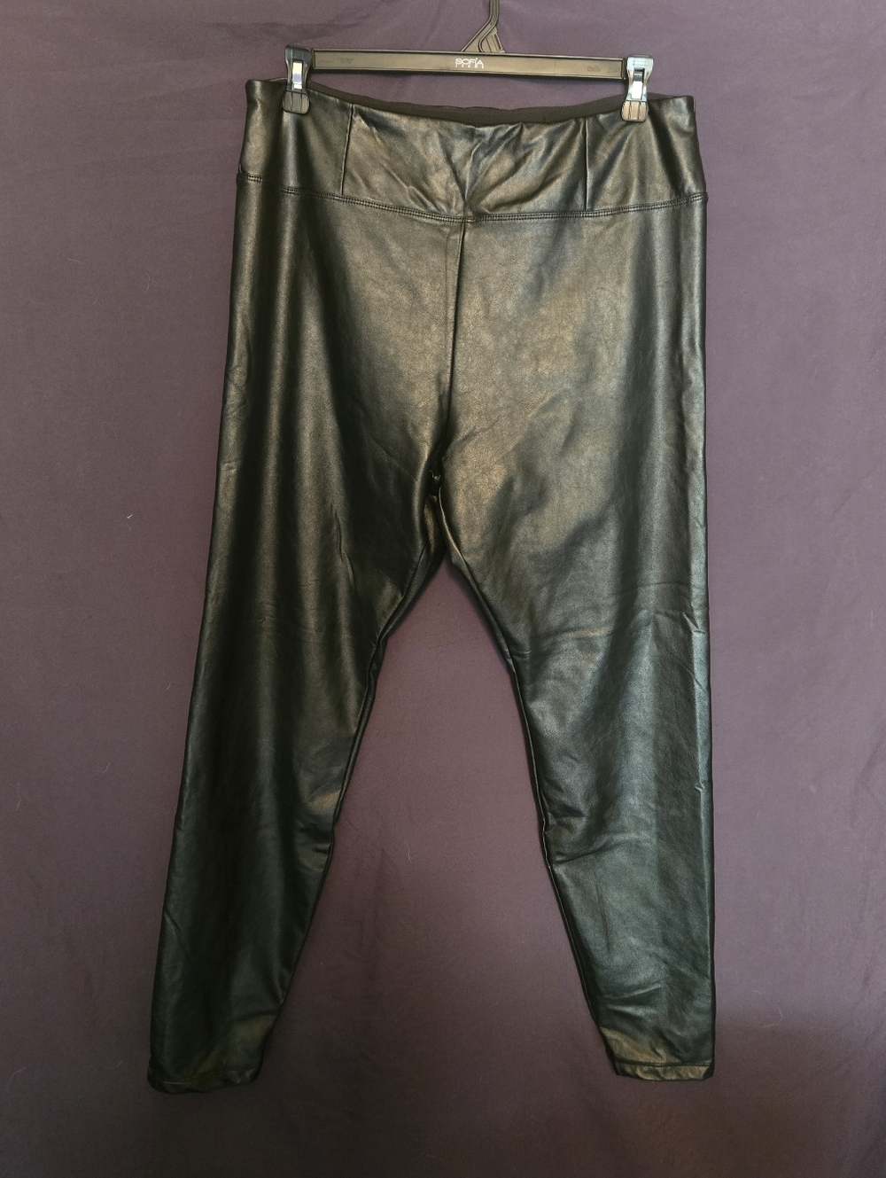 Fashion Nova High Waisted Faux Leather Pants SZ 2x